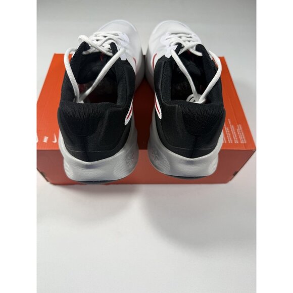 New Nike Revolution 7 Shoes Mens Size 11.5 White Red Black Running FB2207 102 - Picture 9 of 11